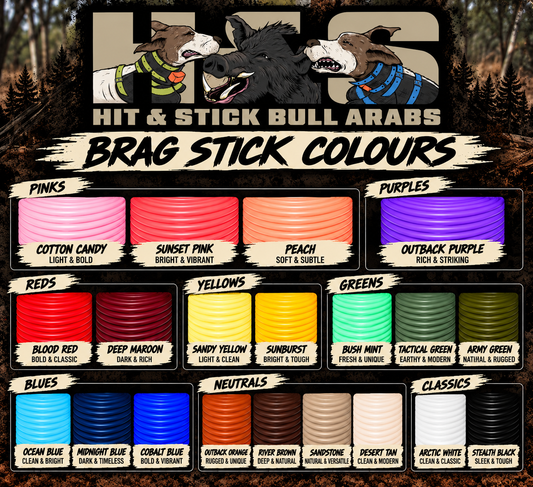 BRAG STICKS - CUSTOM DESIGN