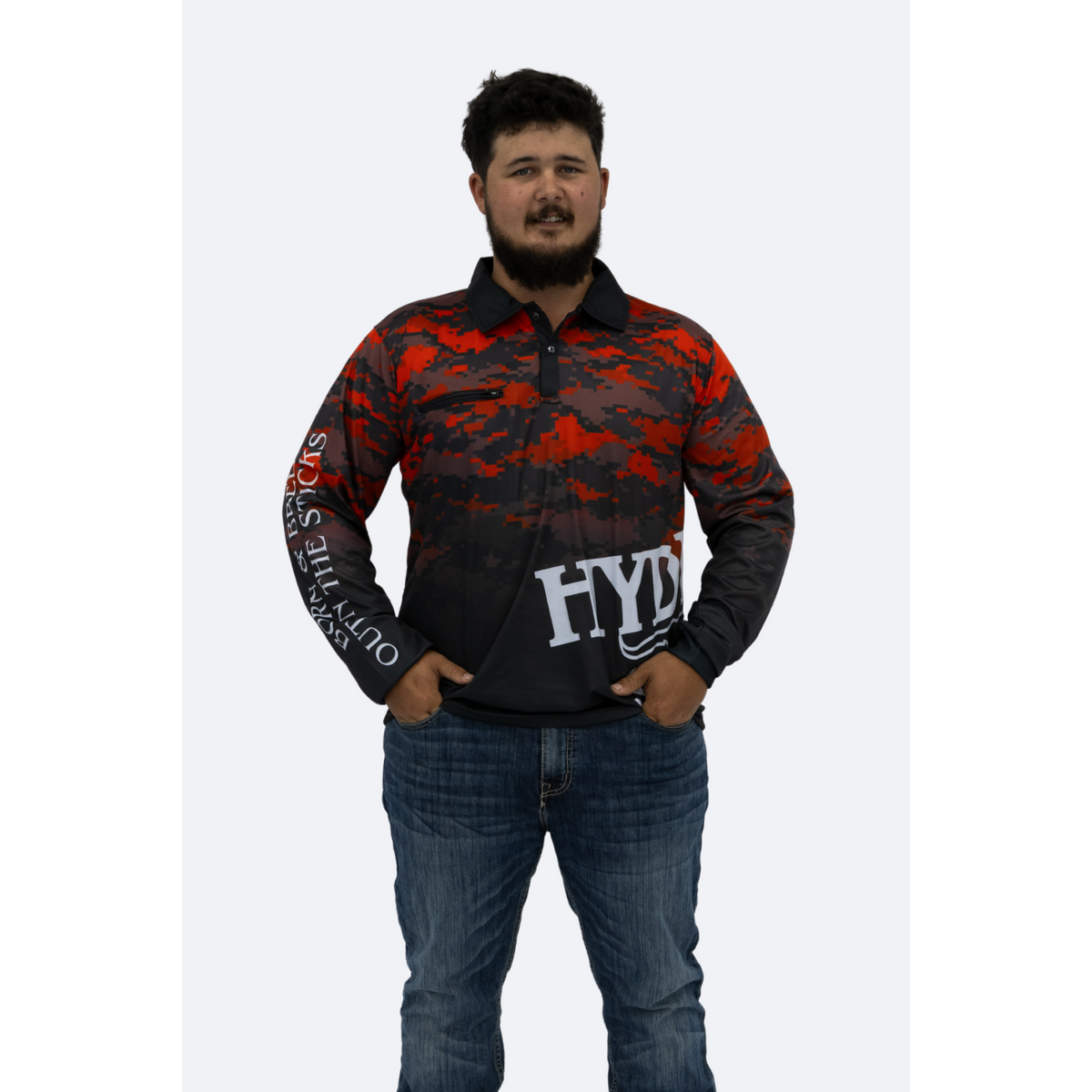 H&S Red Digit Jersey - Adult